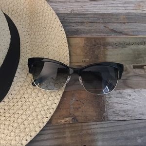 Kate Spade NEW Shira sunglasses black cat eye